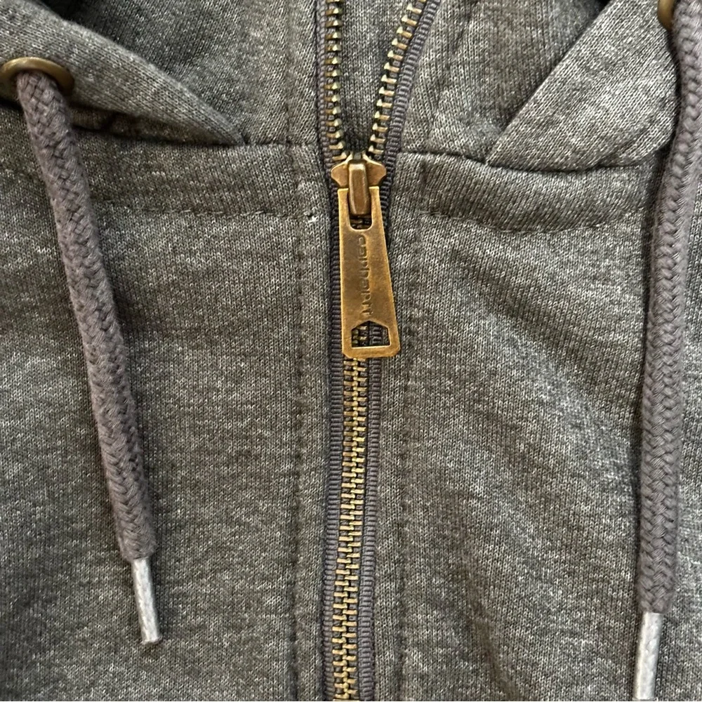 Carhartt Gray Men’s Rain Defender Quarter Zip Sweatshirt Size Large - Picture 7 of 8